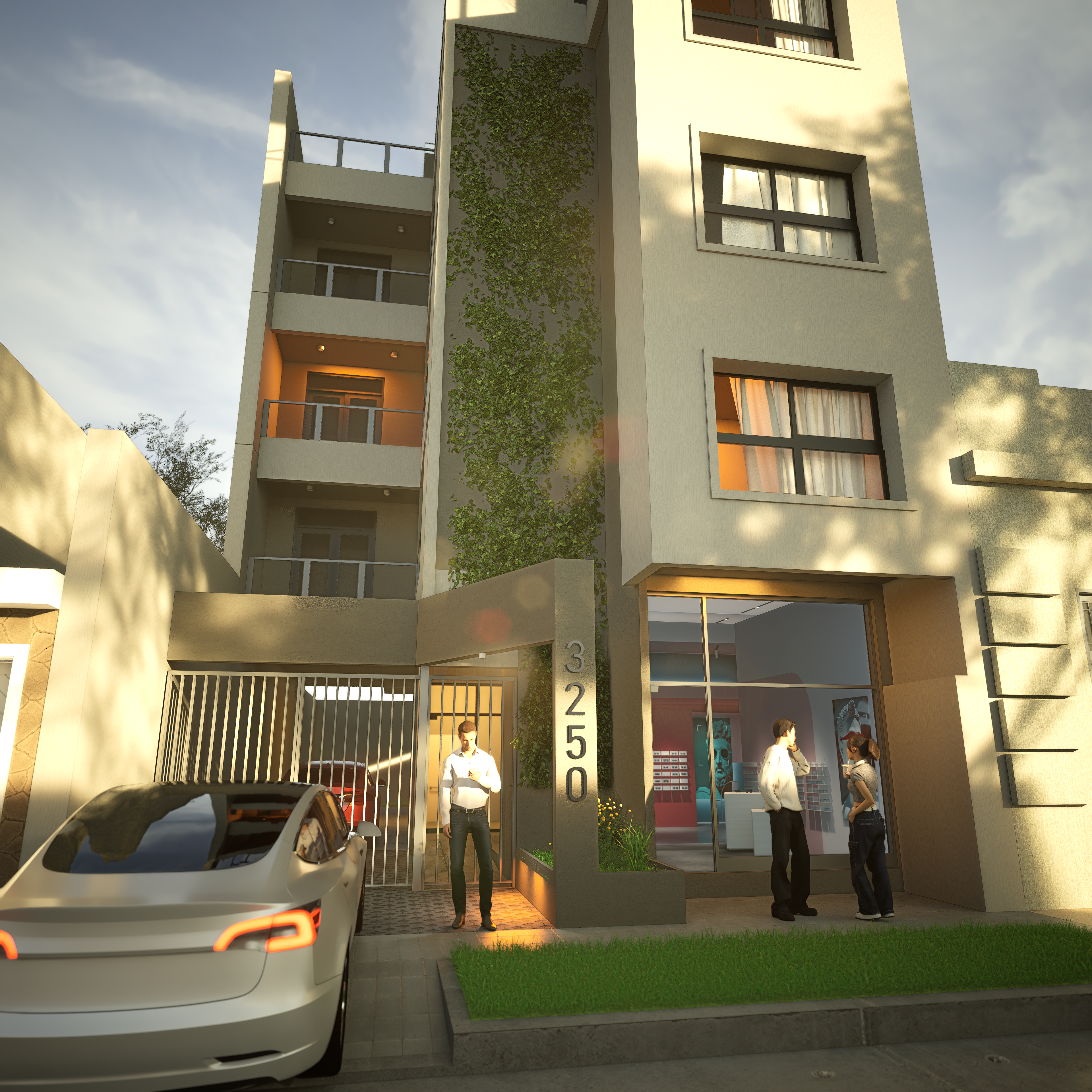 Render Vista Nocturna Vera 3285